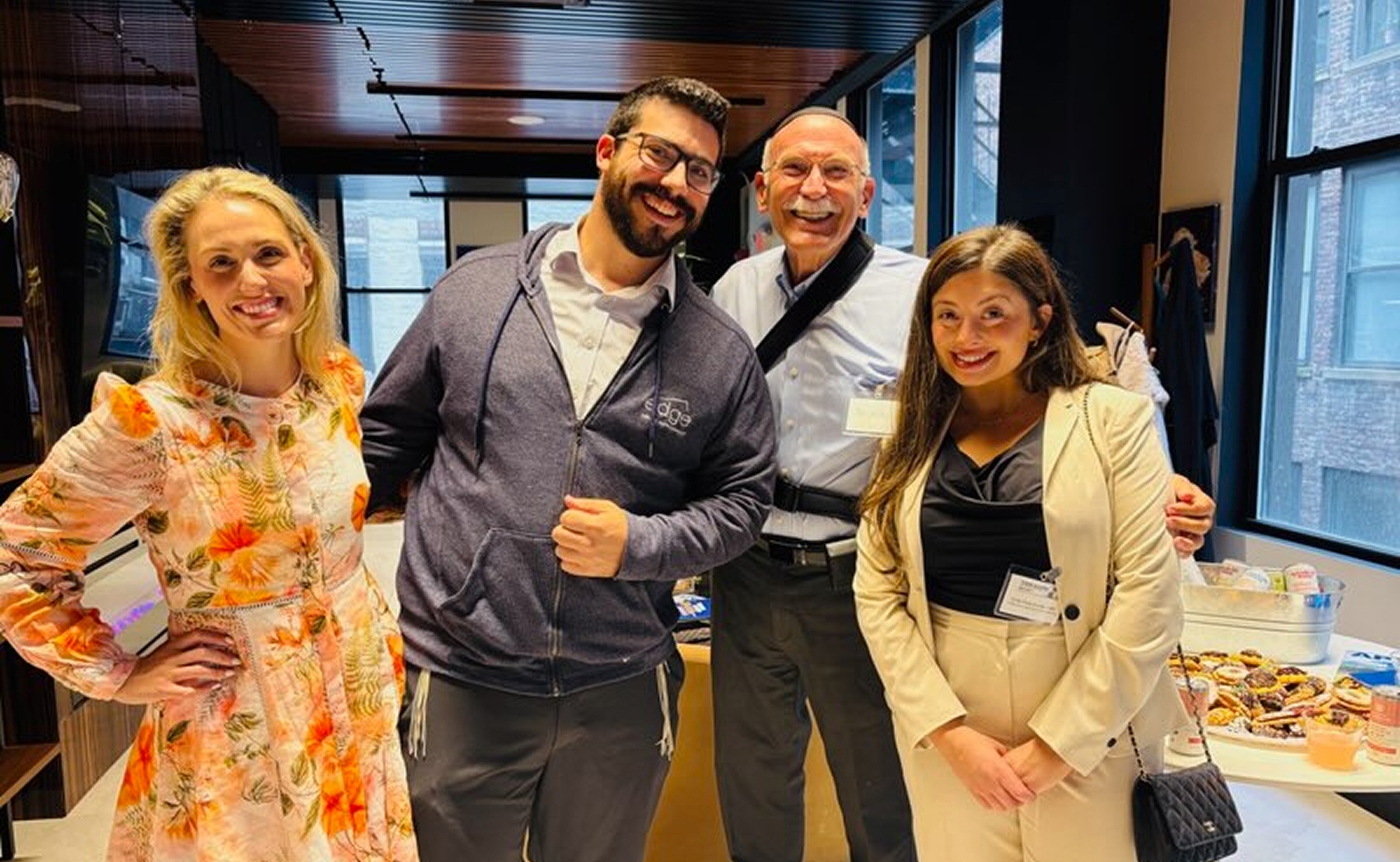 Dental Alumni smiling at an event