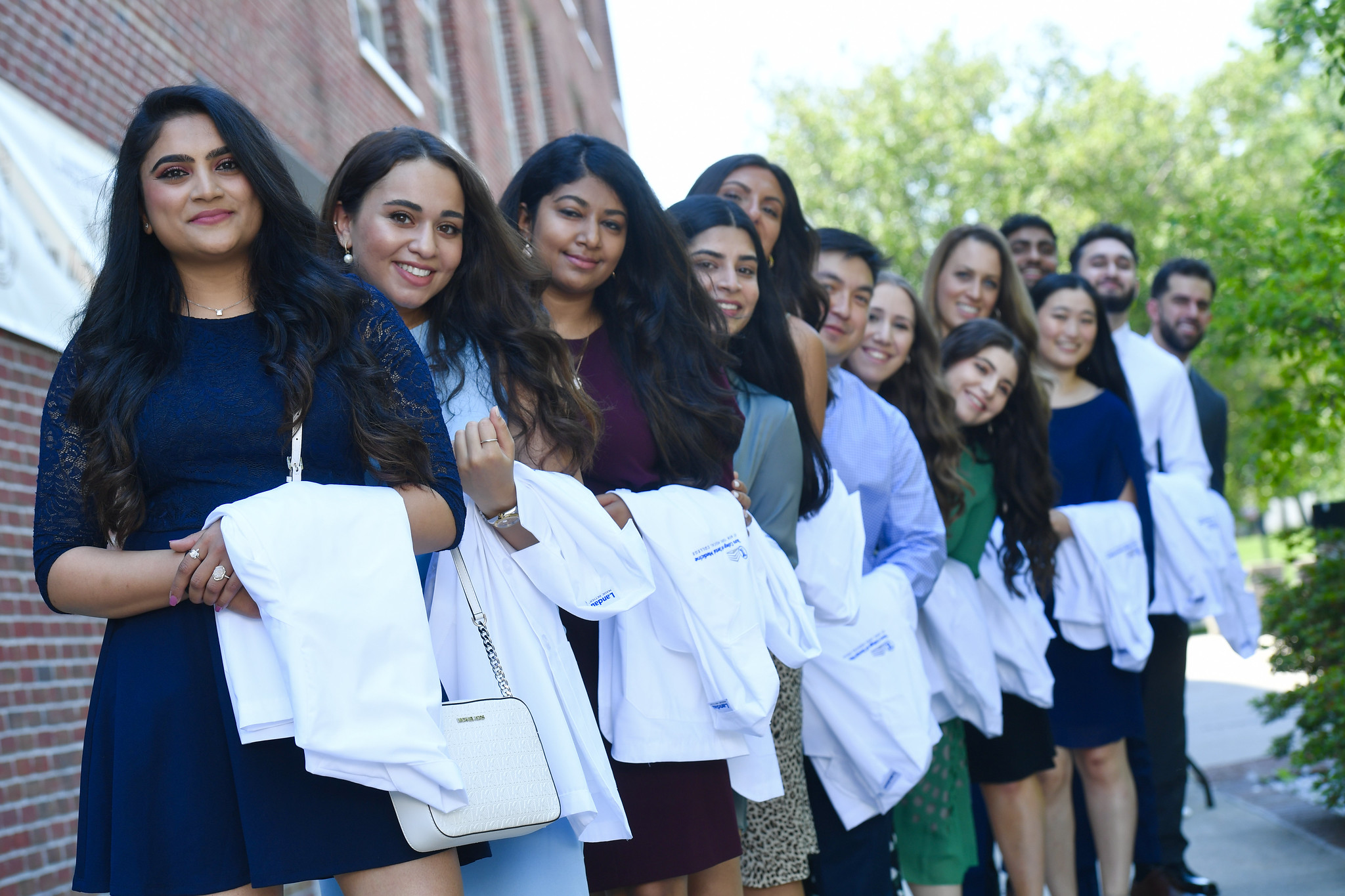 Students at the Class of 2023 White Coat Ceremony